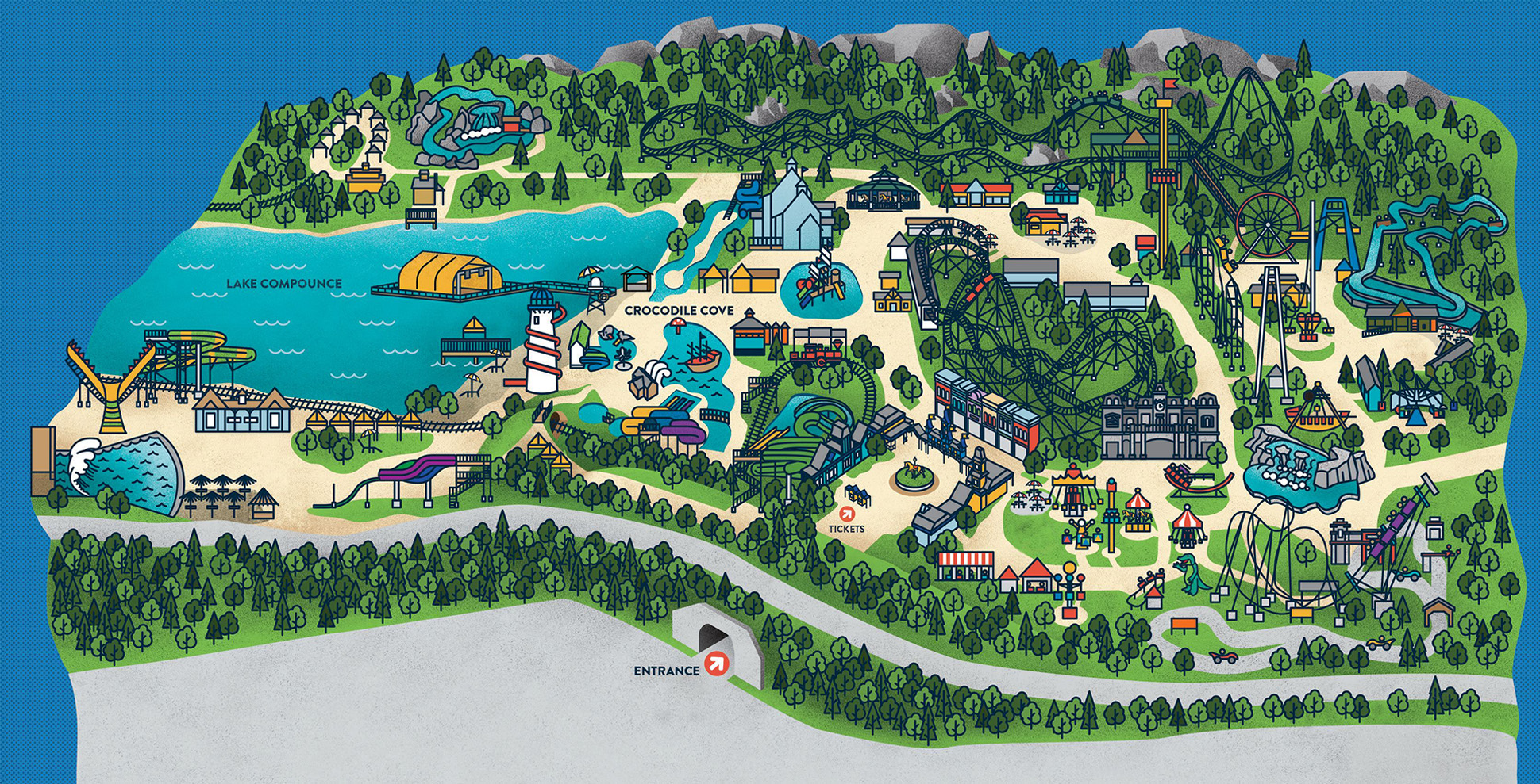 Park Map Lake Compounce