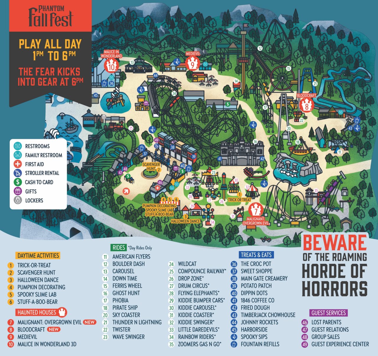 Lake Compounce Map
