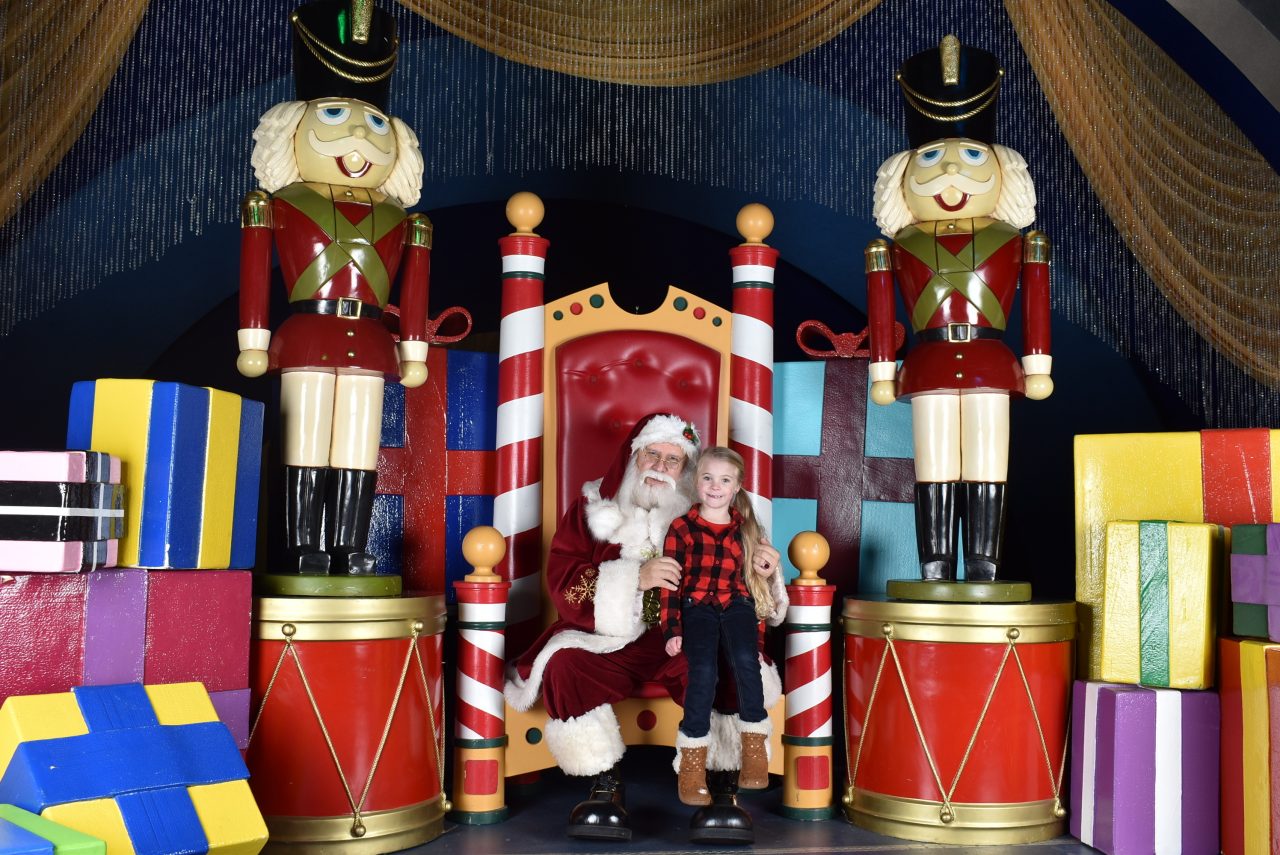 Santa with children