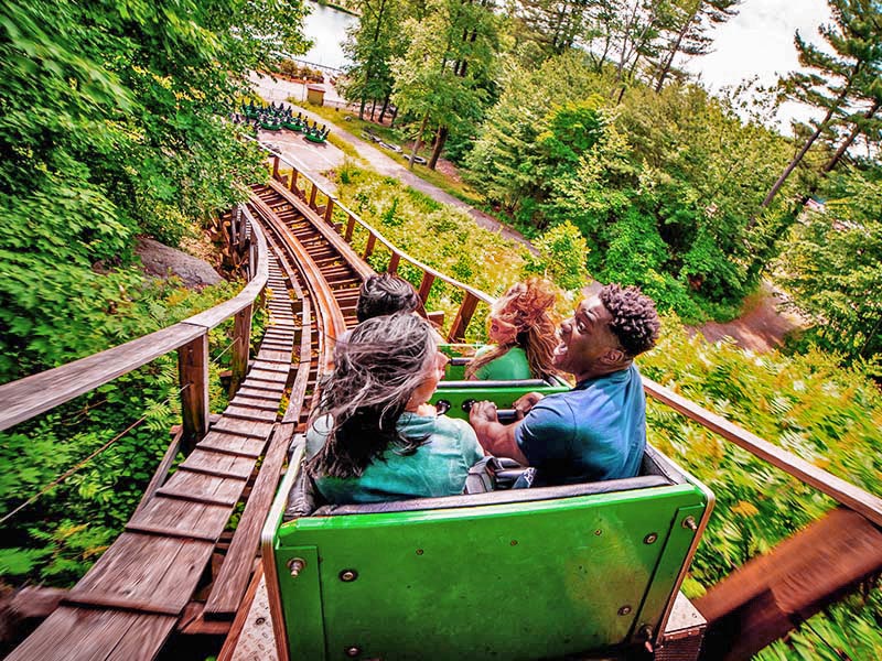 Guests enjoying the coaster!