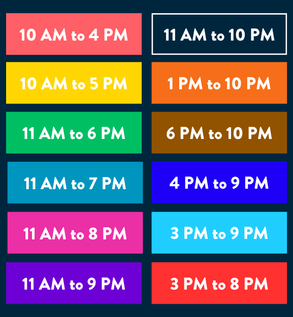 December hours