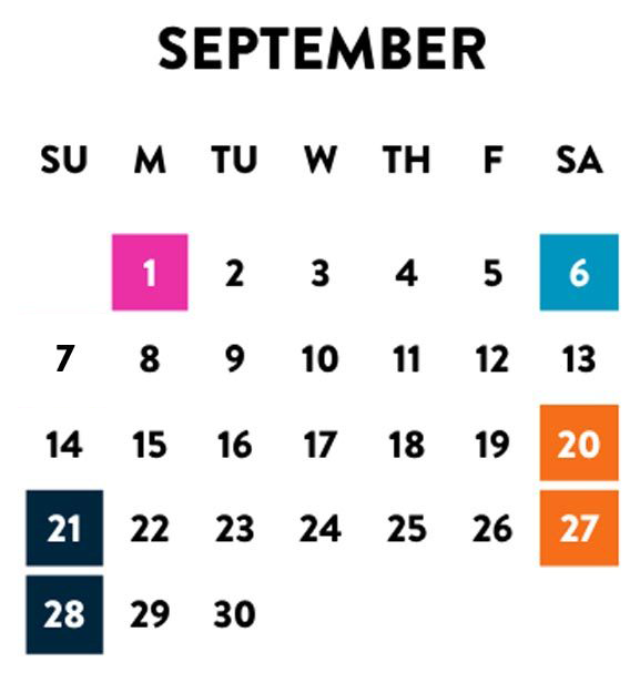September hours