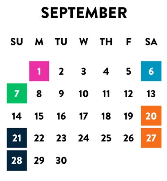 September hours