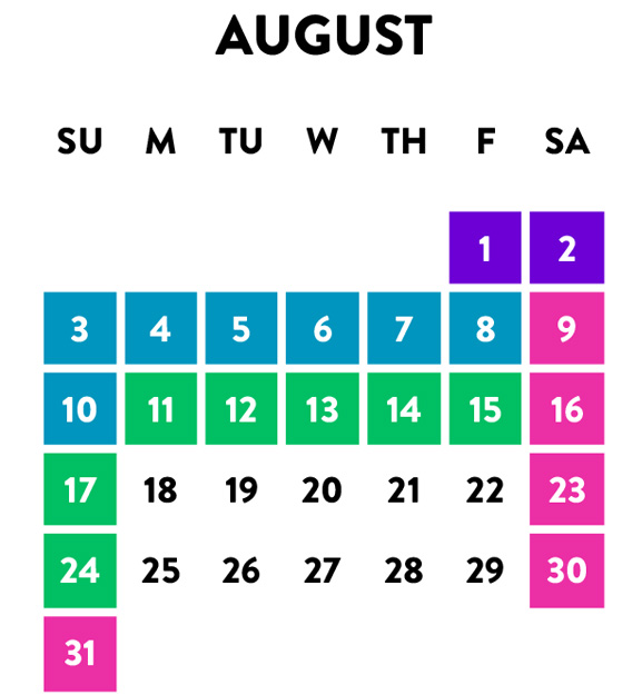 August Hours