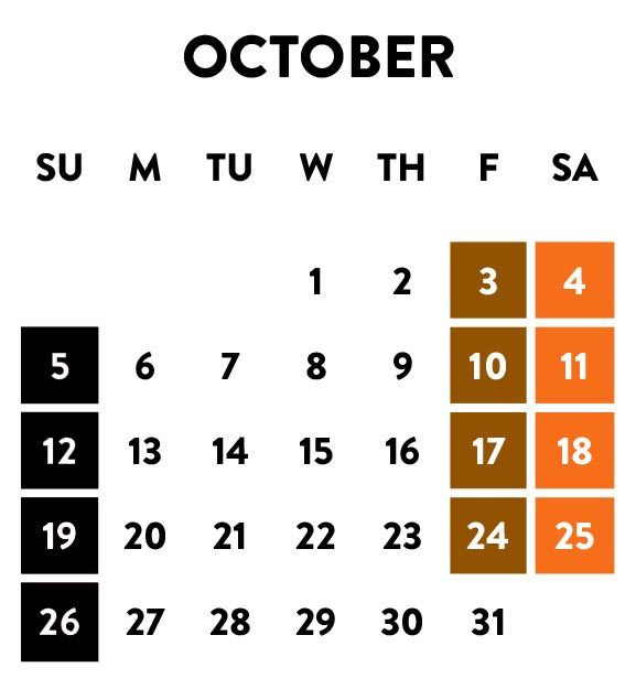 October Hours