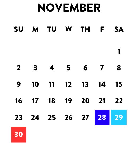 December hours