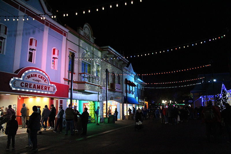 Guests enjoying Holiday Lights